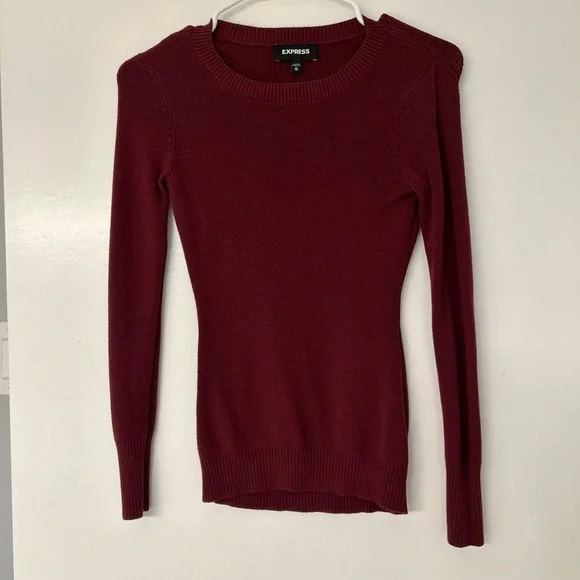 EUC Lot of 4 Express Crewneck Sweaters sz XS - Picture 3 of 11